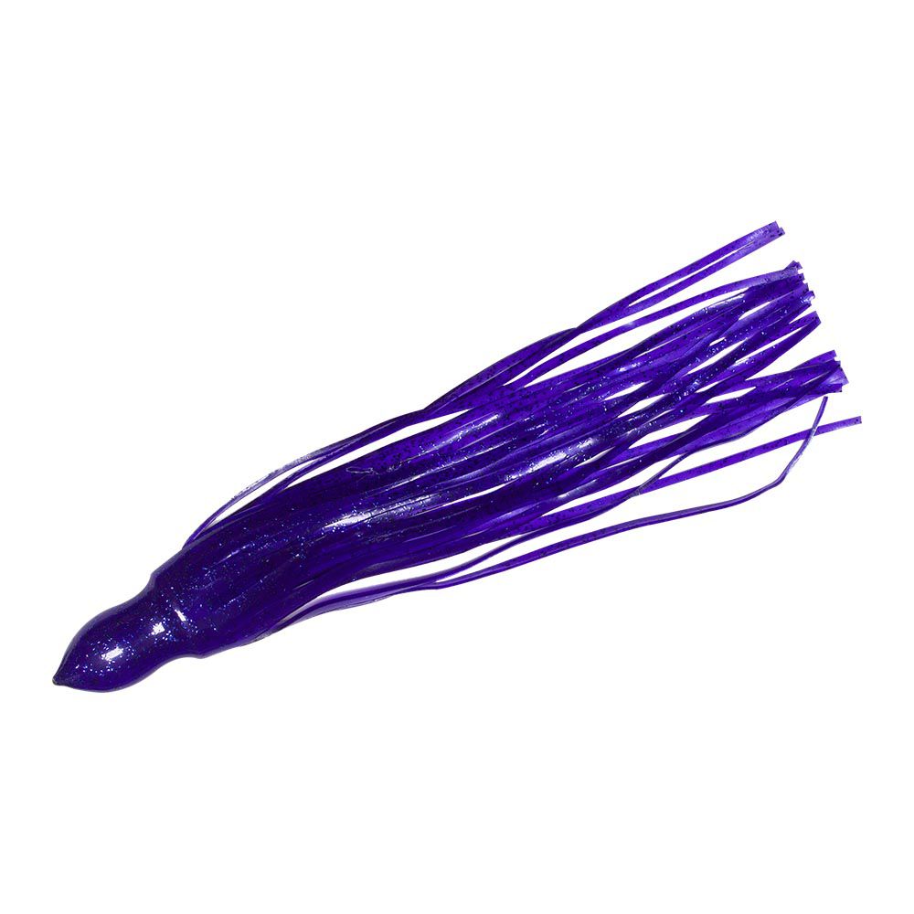 FATHOM OC30-22 TROLLING SKIRT 1 X 9 OCTOPUS PURPLE WITH PURPLE FLECK