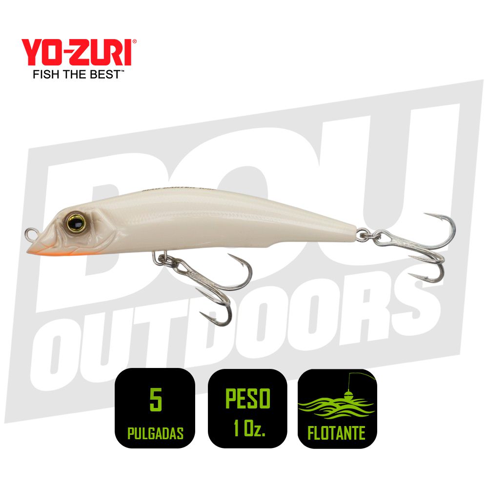YO-ZURI MAG DARTER 5 PULG 1OZ PEARL BONE R1144BONE