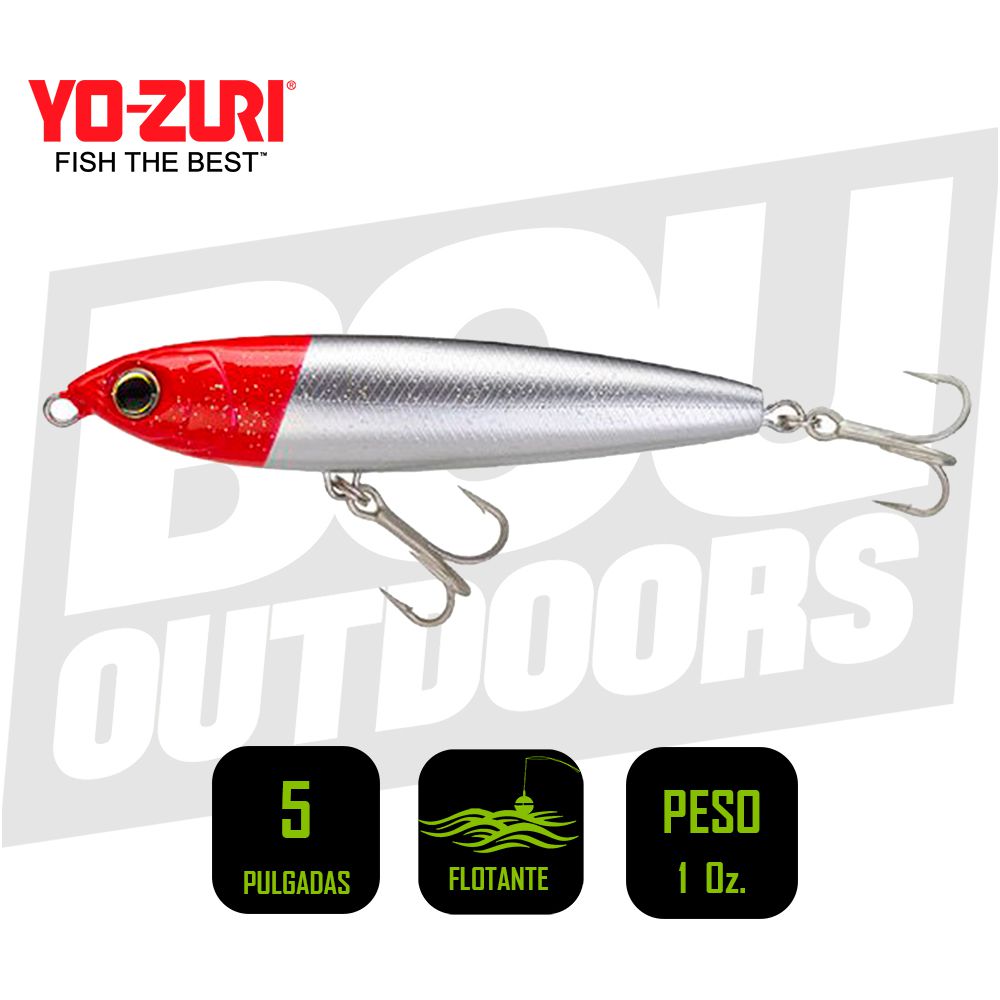 YO-ZURI HYDRO PENCIL  5 PULG 1 OZ RED HEAD R1153RH