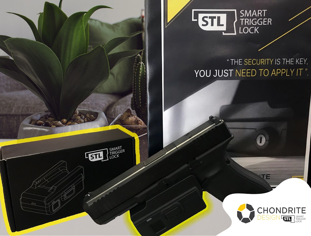 CANDADO BIOMETRICO PARA GLOCK 17 19 22 23 27 CHONDRITE