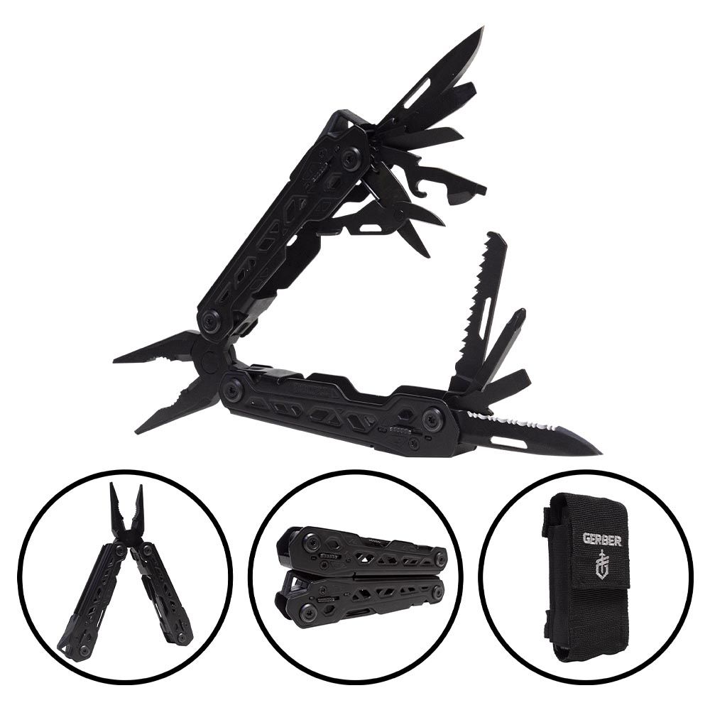 NAVAJA MULTIUSOS GERBER 30-001779 TRUSS BLACK MULTI-TOOL BOX