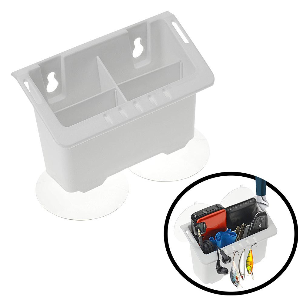 ORGANIZADOR PLASTICO CON VENTOSAS PARA LANCHA SL76643