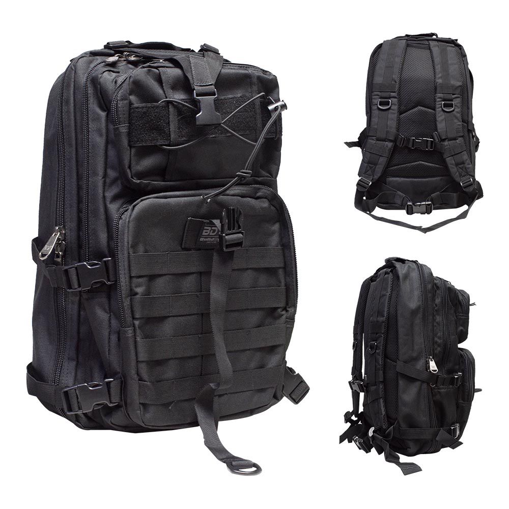 MOCHILA TACTICA BULLDOG BDT411B RANGER/COMPUTER - BLACK