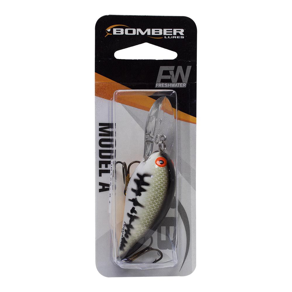BOMBER B06ABBO MODEL A CRANKBAIT 2 1/8 PULG 3/8 OZ BABY BASS/ORANGE BELLY FLOATING
