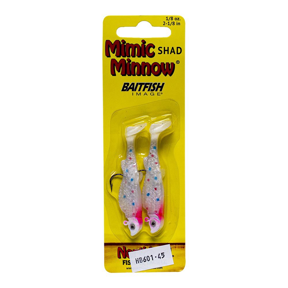 MIMIC MINNOW SHAD NORTHLAND  2/CD 1/8 OZ 1 HK 2 1/8 WONDERBREAD MM3-165