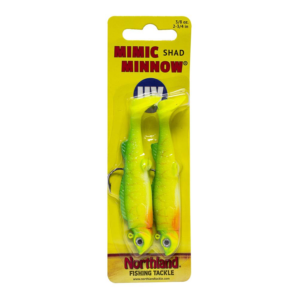 MIMIC MINNOW NORTHLAND UV 2 3/4 3/8OZ WATERMELON TIGER MMUV5-1315
