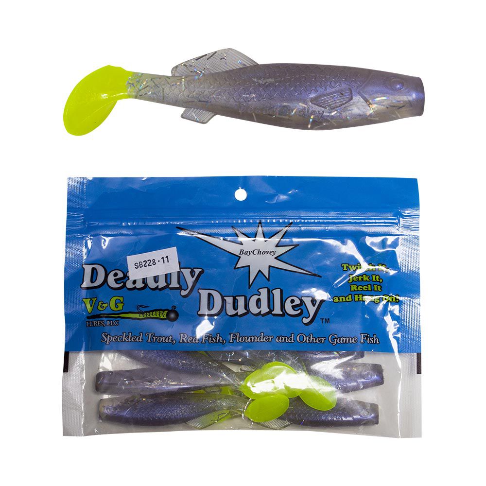 BAY CHOVEY V&amp;G DDBC231 8PK 3-5/8 PULG OPENING NIGHT W/CHART TAIL
