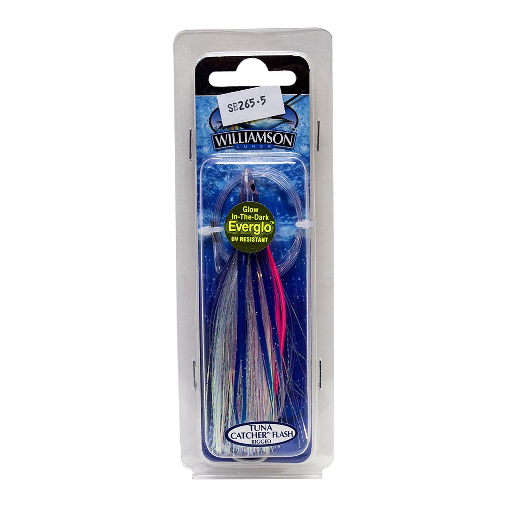 TUNA CATCHER WILLIAMSON FLASH 4PULG PINKBLUEGLOWTCF04PBLGL
