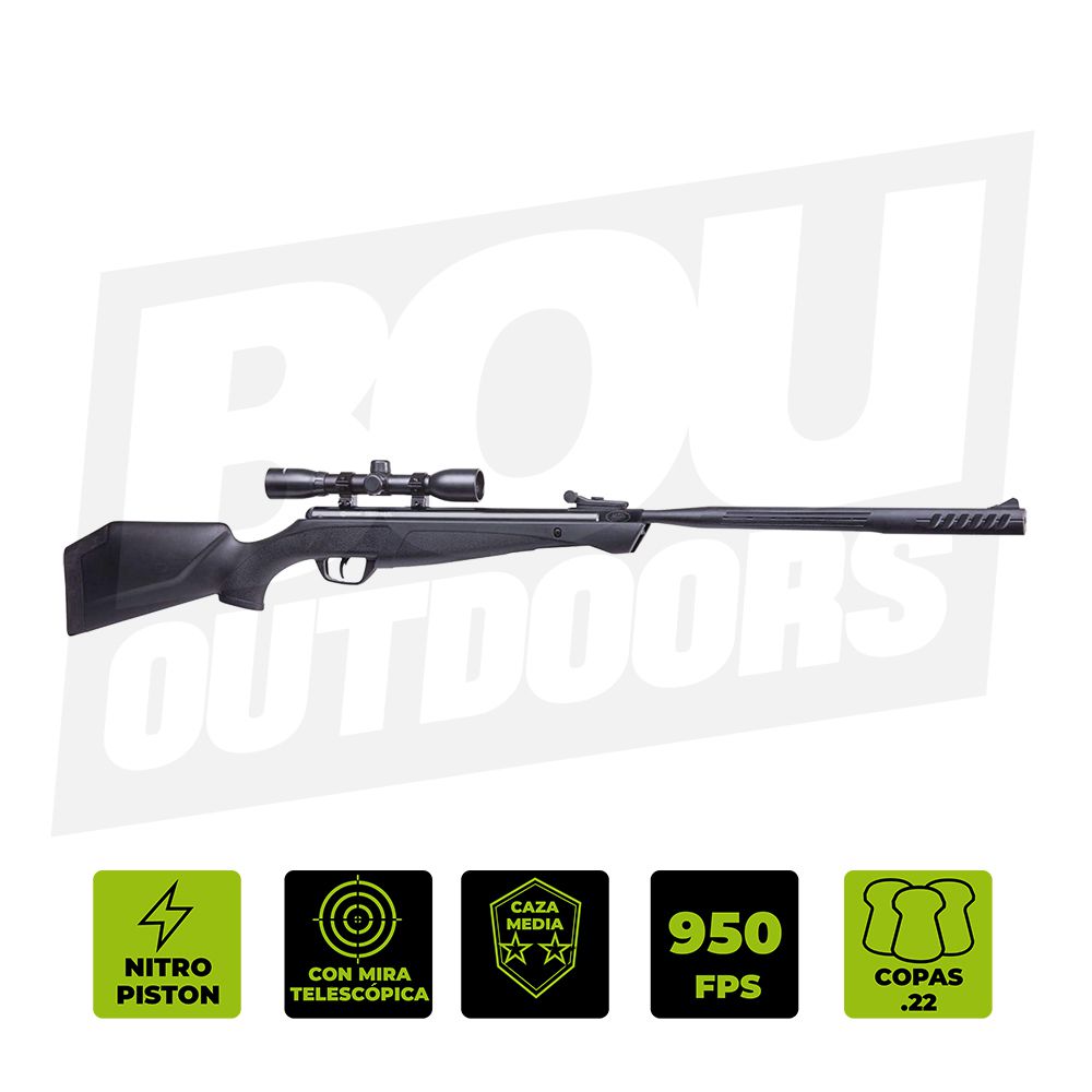RIFLE CROSMAN SHOCKWAVE NP QF C/MIRA CS2SXS .22