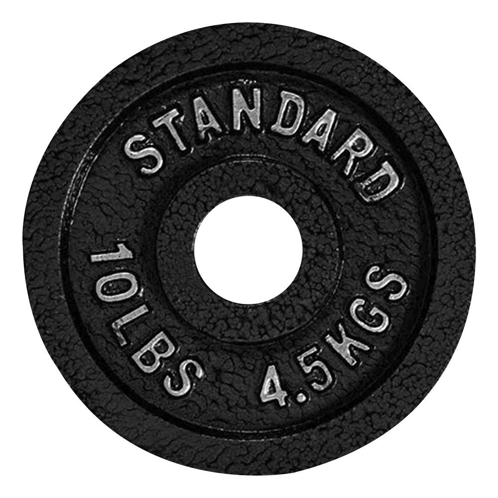 DISCO OLYMPIC BARBELL STANDARD 10LBS (UNIDAD)