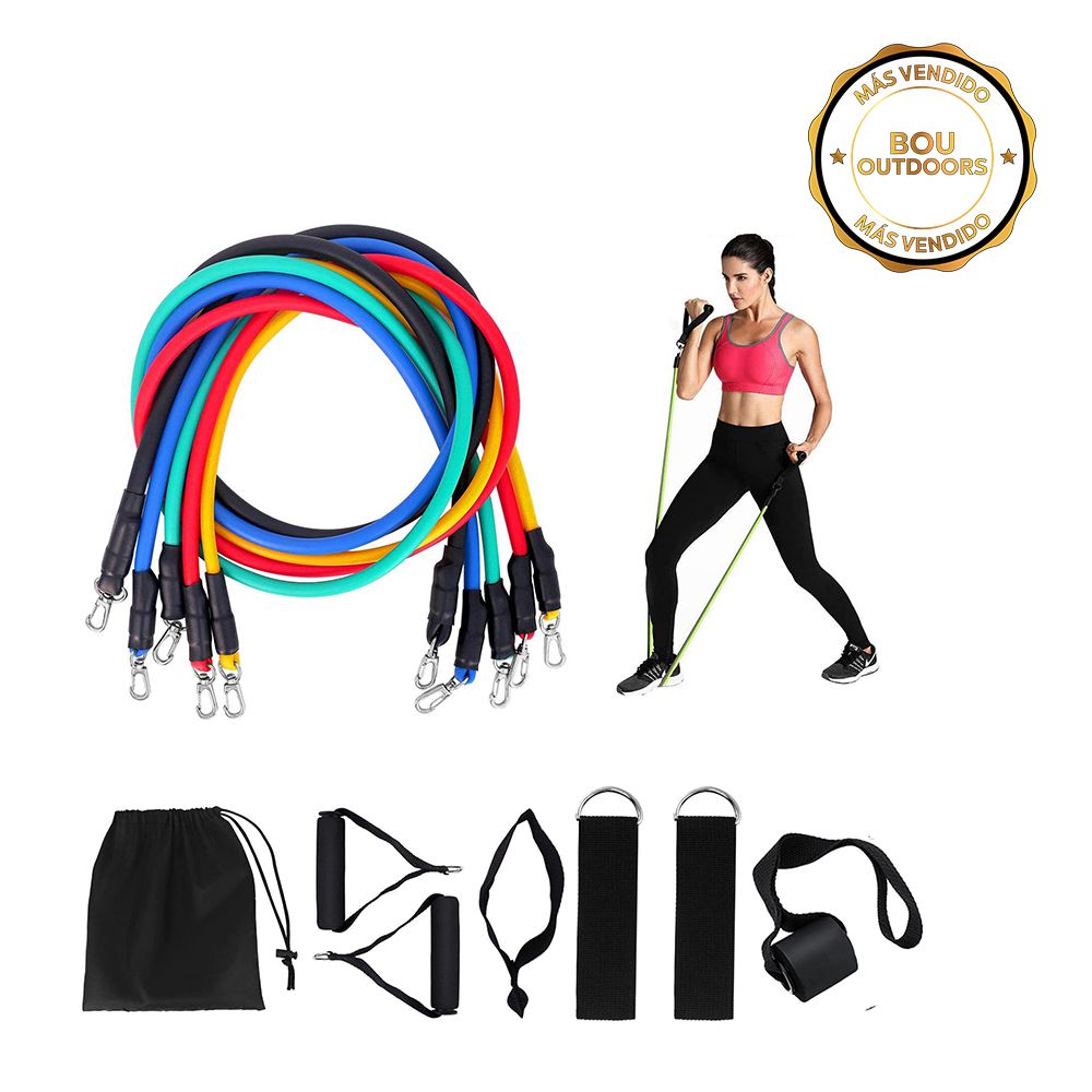 LIGAS DE RESISTENCIA PARA EJERCICIO 11PCS HO-1351
