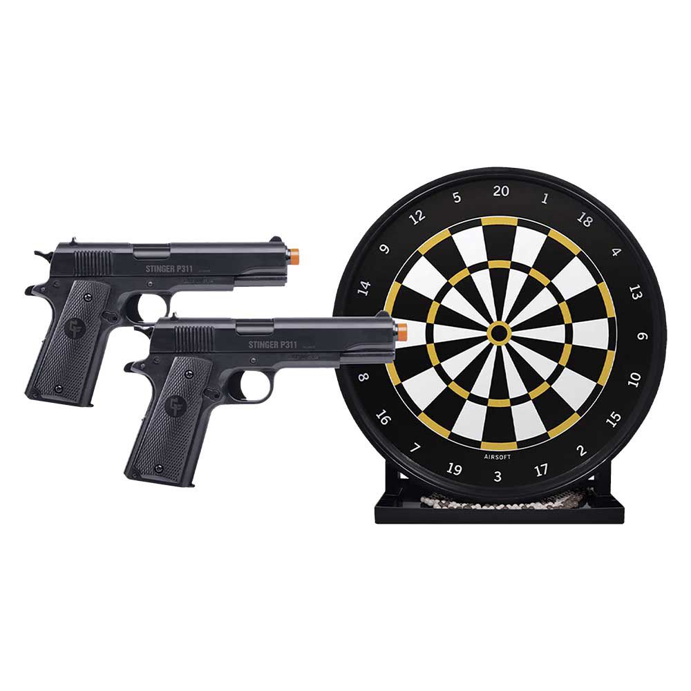 KIT PISTOLAS (2) AIRSOFT CROSMAN ASP311BDK