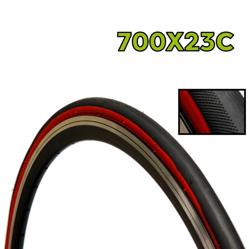 LLANTA INNOVA 700X23C ROJA