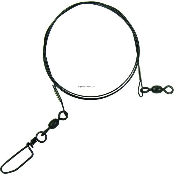 LEADER SEA STRIKER CR42 GAME FISH BLACK COATED WIRE 80LB 42 PULG