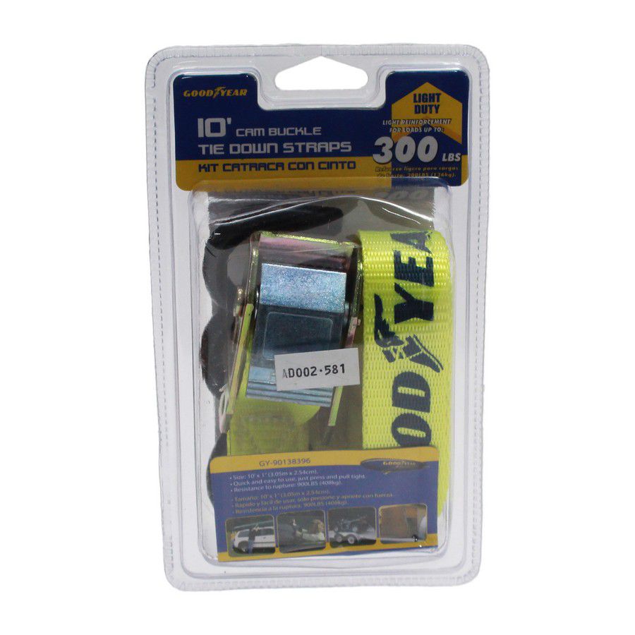 CINCHO TENSOR CON RATCHET GOODYEAR 10PIES 300LBS 991-90138396