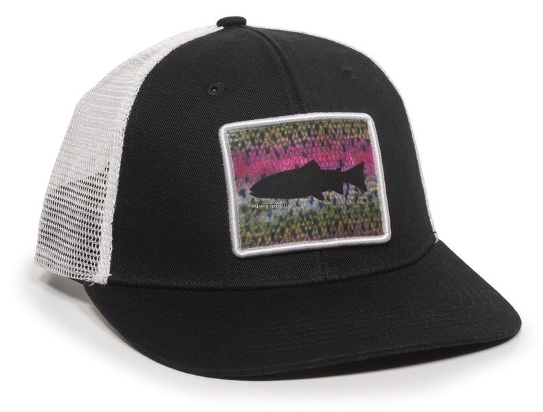 GORRA OUTDOOR RAINBOW BLACK WHITE 0788-1260