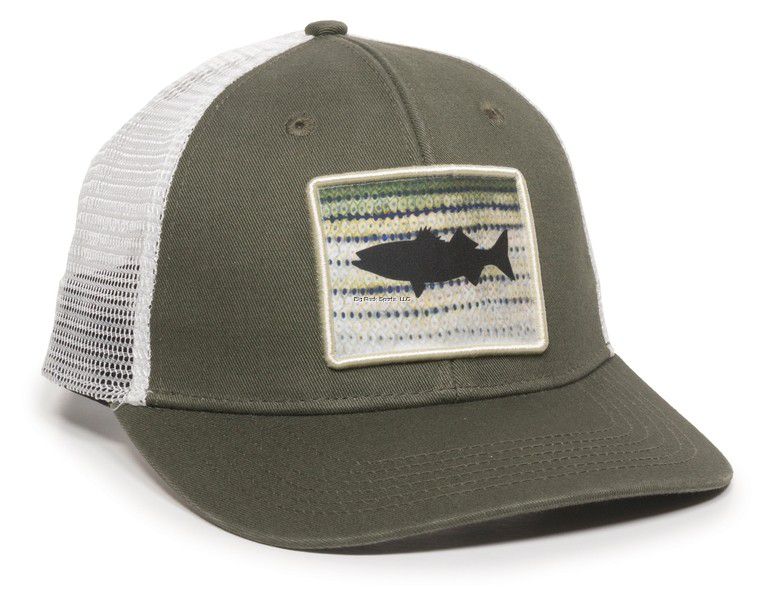 GORRA OUTDOOR STRIPER OLIVE/WHITE 0788-1261
