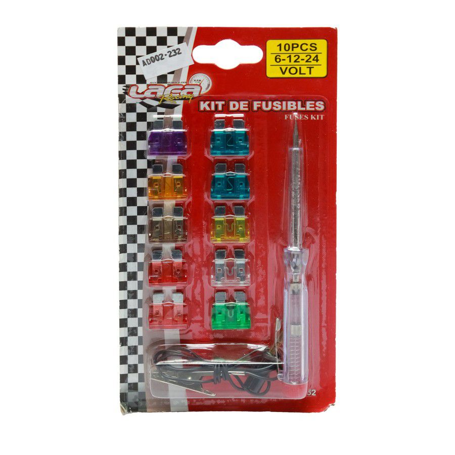 KIT FUSIBLES P/AUTO T/UÑA LF-6152/AT-1006 (10 PCS)