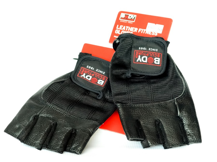 GUANTES P/PESAS CUERO-SPANDEX SOL-BW85-BK-M/SOL-BW85-BM-H (PAR)