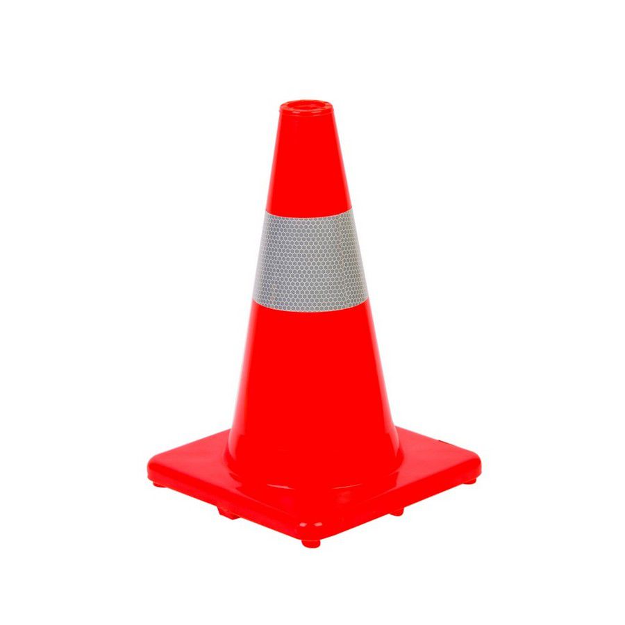 CONO PARA SEÑALIZ CON BANDA REFLEC. 30CMS RY2043-1-30