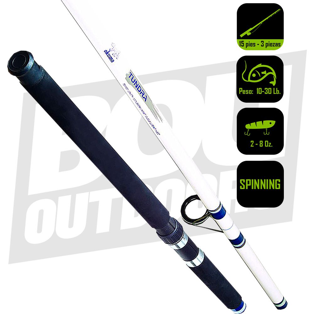 CAÑA PESCA SPINNING OKUMA TUNDRA 15 PIES TU-150