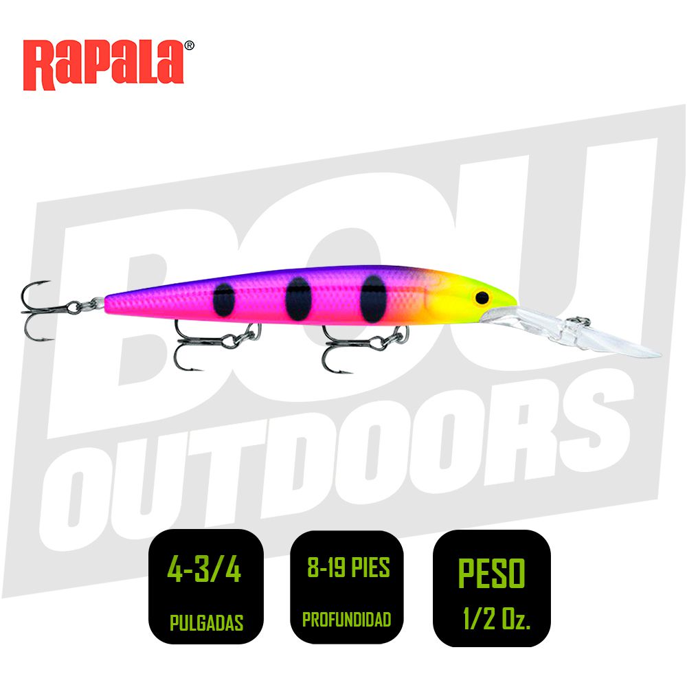 RAPALA DEEP HUSKY JERK 12 4-3/4 PULG 1/2OZ 8-19FT DHJ12FPN