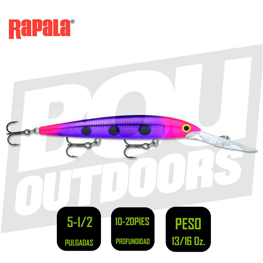 RAPALA DEEP HUSKY JERK 14 5-1/2 PULG 13/16OZ 10-20FT DHJ14RVE
