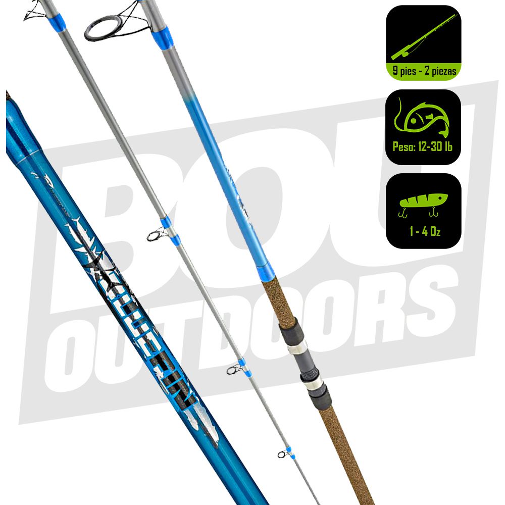 CAÑA PESCA SURF BEACH RUNNER BR1230S90CT 9 PIES 12-30LB