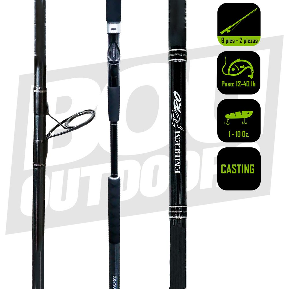 CAÑA PESCA SPINNING SURF DAIWA FT 9PIES EMBLM902HFB