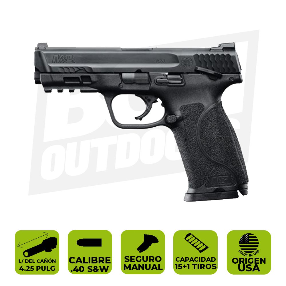 PISTOLA M&amp;P 2.0 40S&amp;W C/SEGURO 11525