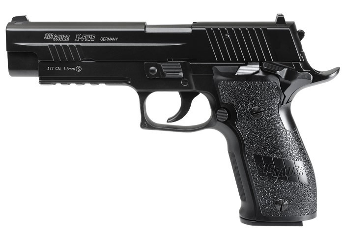 PISTOLA CO2 SIG SAUER X FIVE ASP .177  AIR-X5-177-BLK