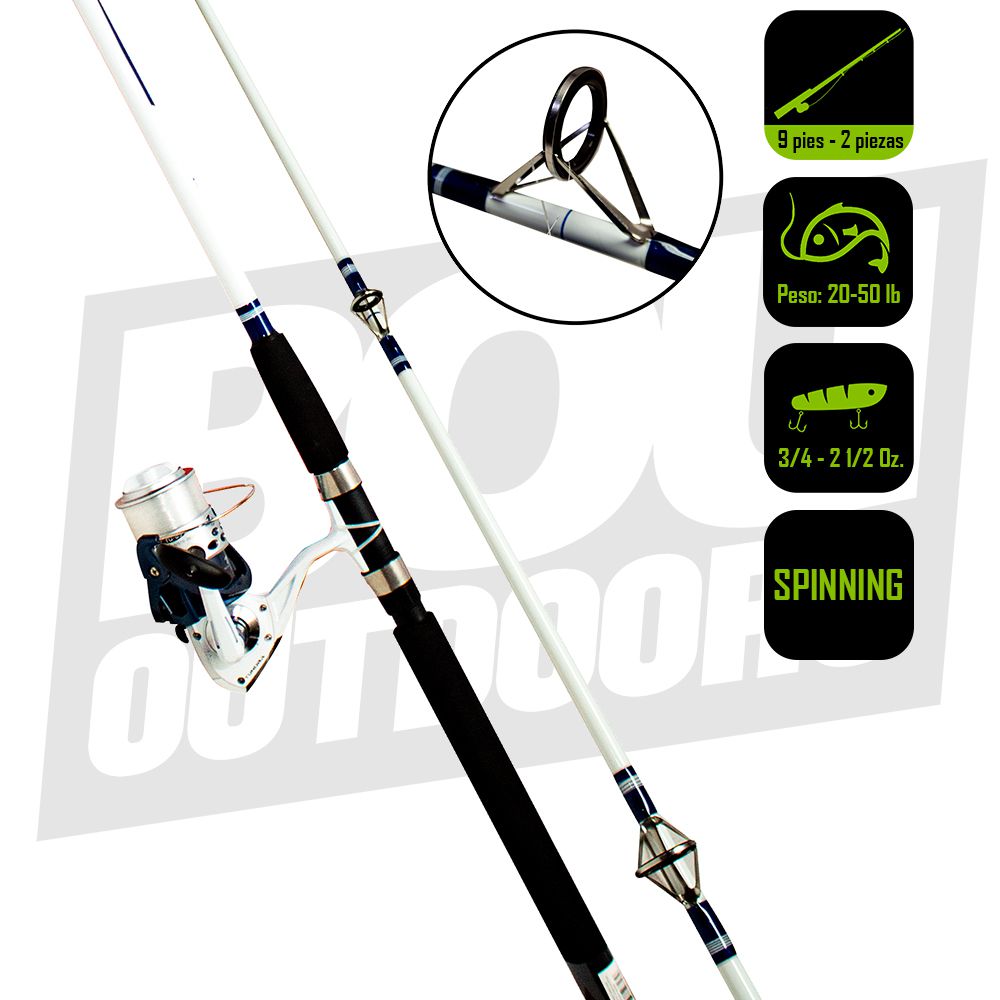 SPINNING COMBO OKUMA TUNDRA 80 9PIES TU-902-65