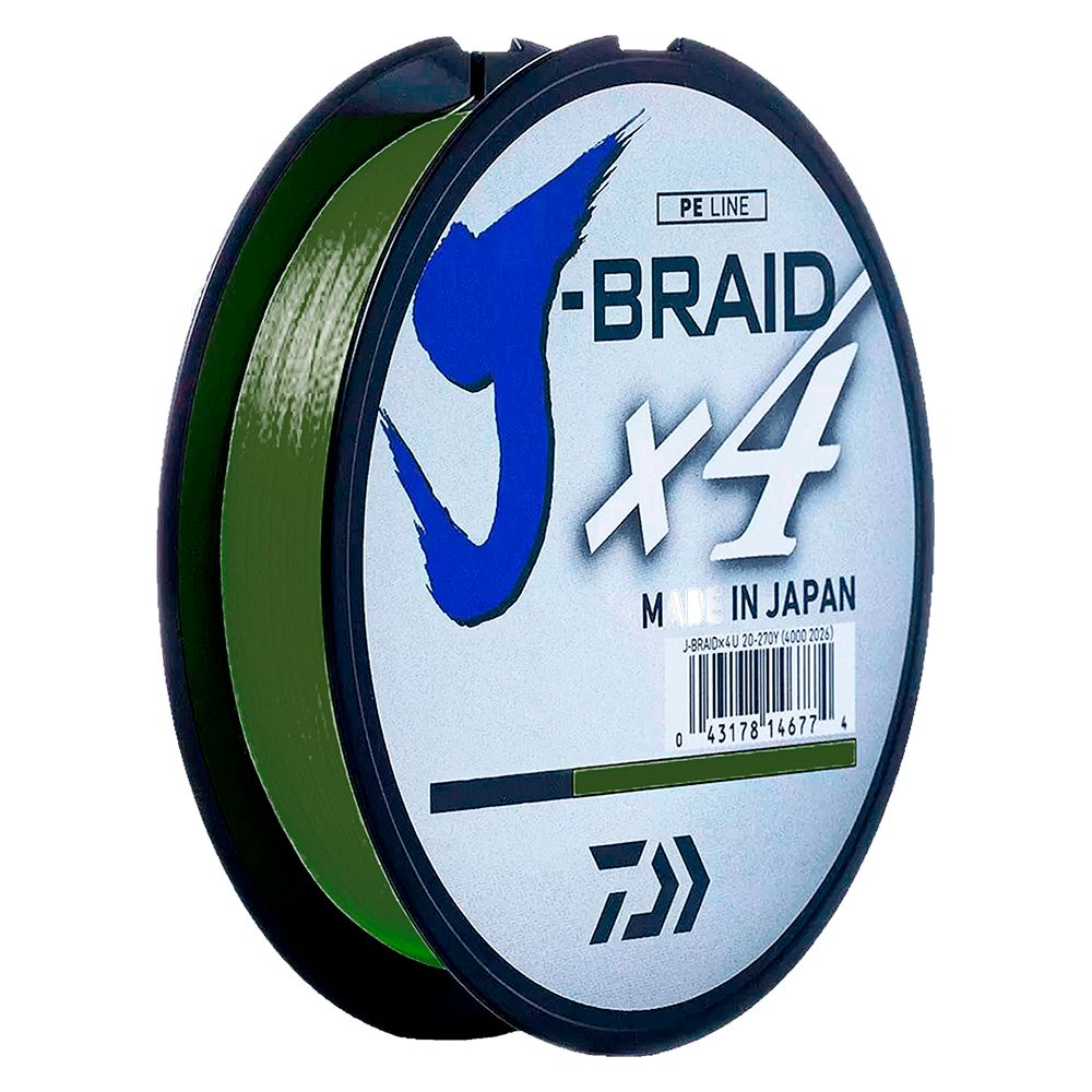 HILO MULTIFIL. BRAID DAIWA JB4U15-300DG 15LBS/300YDS