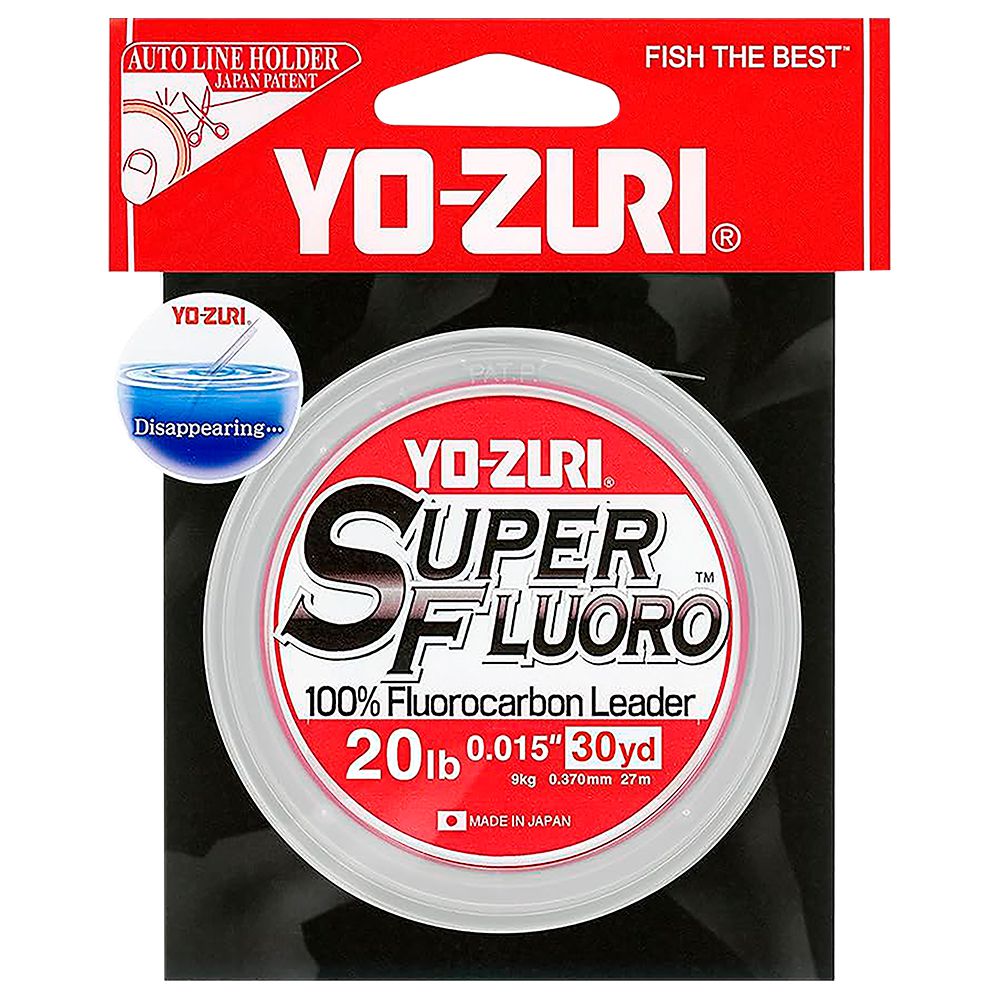 FLUOROCARBON PESCA YO-ZURI NCL 20LB 30YD YZ SF R1487-NC