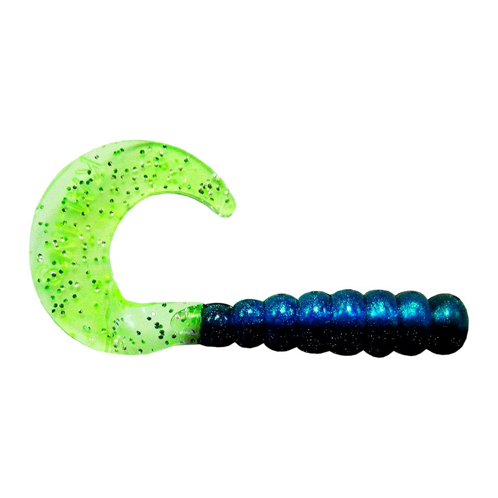 GRUB CURL TAIL 2 PULG BLACK (10) FG205
