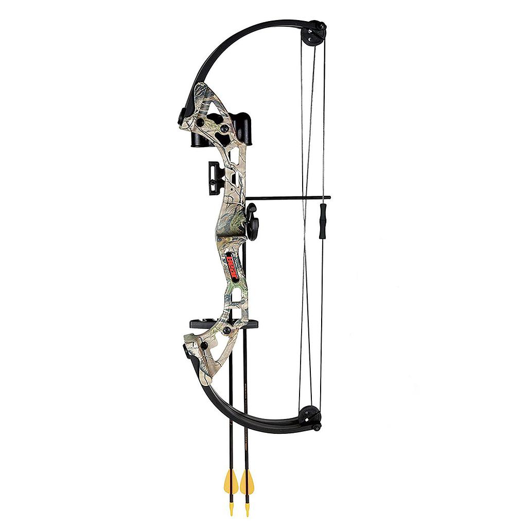 ARCO RECURVO BEAR ARCHERY BRAVE CAMO YOUTH BOW AYS300CR
