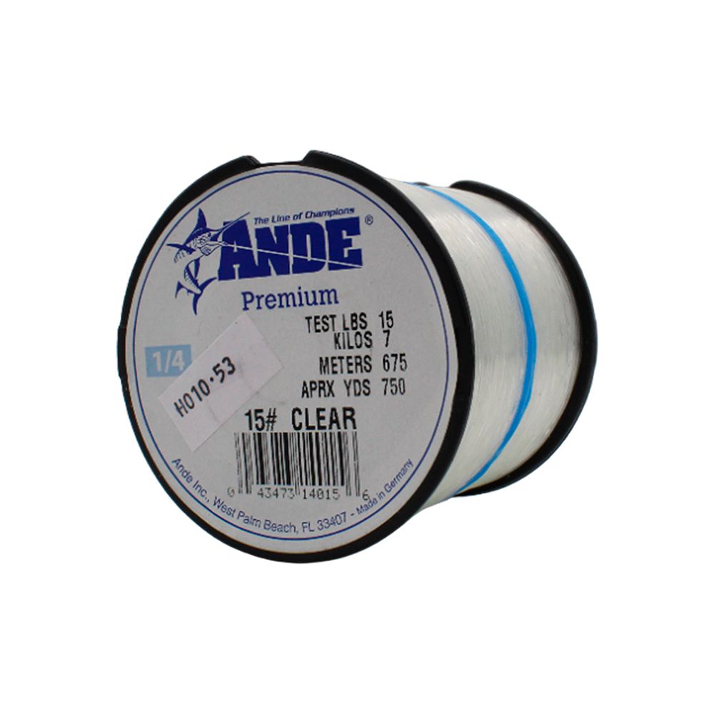 HILO NYLON PESCA ANDE A14-15C 15LBS 750 YDS 1/4 LBS