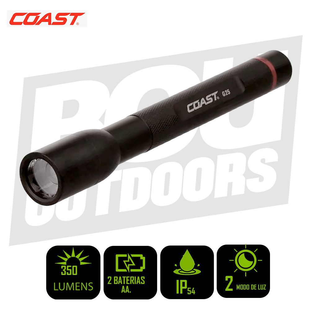 LAMPARA DE MANO LED COAST 350LM X 136M BULLS EYE SPOT - G25