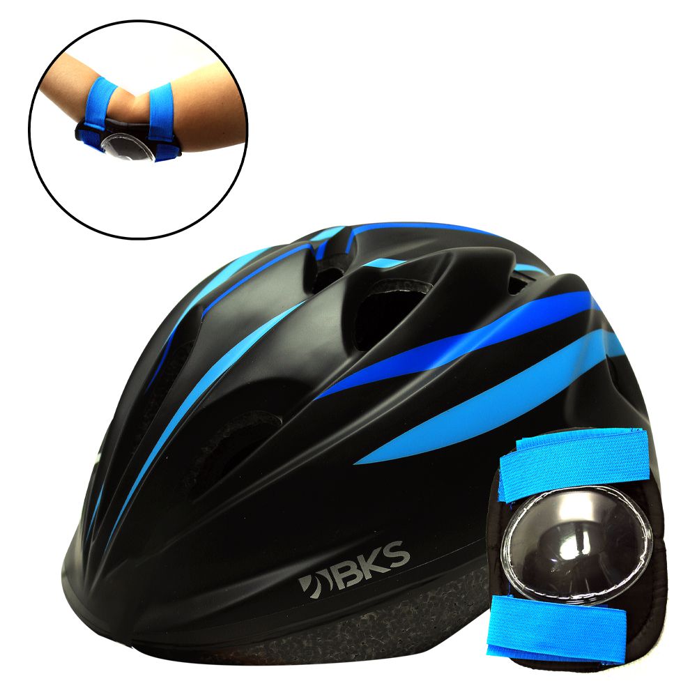 KIT PROTECCION P/NIÑOS BKS CASCO, RODILLERA, CODERA 33684