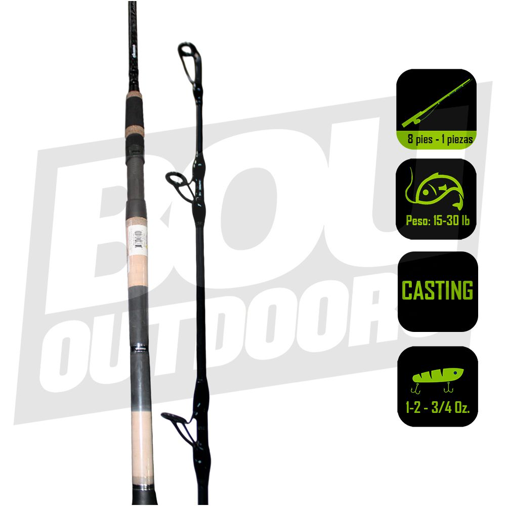 CAÑA PESCA OKUMA CASTING 8PIES PCHI-C-801-MH