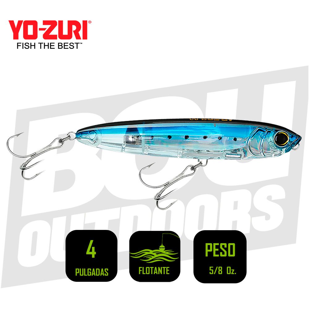 YO-ZURI INSHORE TOPKNOCK PENCIL 4 PULG 5/8 OZ SARDINE R1350GHIW