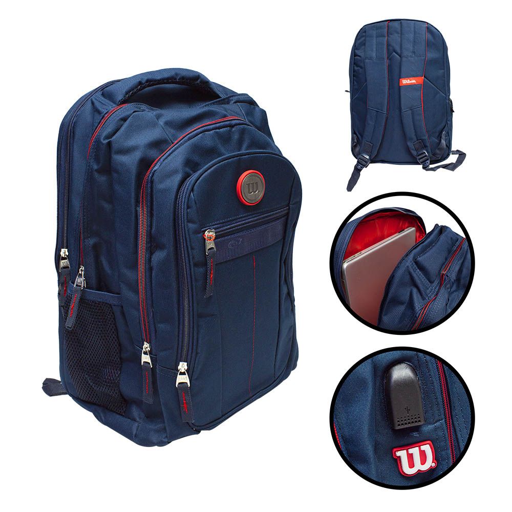 MOCHILA WILSON HUNTJOB AZUL MARINO 65.010608NB