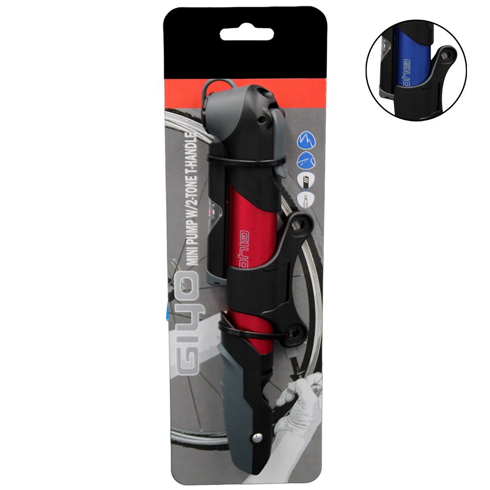 BOMBA MINI GP-961A CON MANOMETRO ROJO
