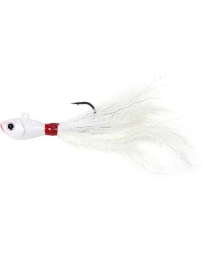 BUCKTAIL SEA STRIKER SSBTJ1-W 1OZ WHITE NICKEL