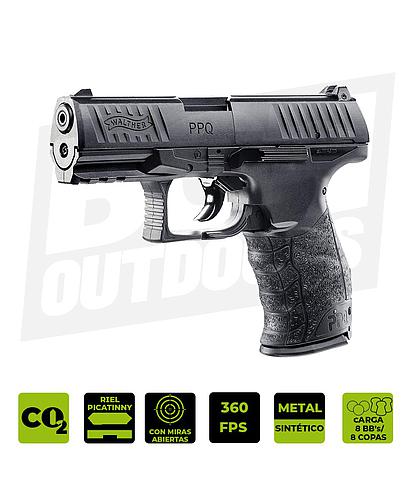 PISTOLA CO2 UMAREX WALTHER PPQ .177 2256010