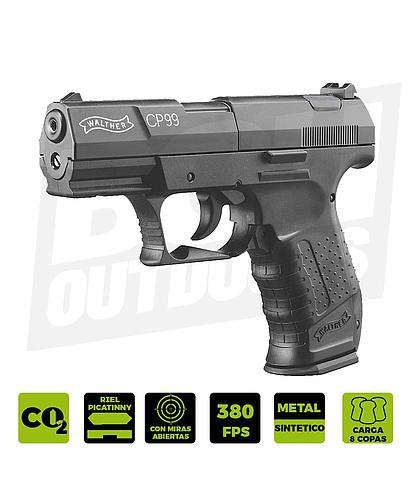 PISTOLA CO2 UMAREX WALTHER CP99.177 2252201 METALICA