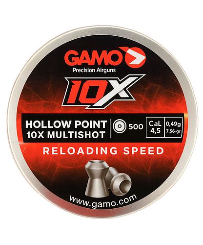 BALINES GAMO HOLLOW POINT 10X MULTISHOT 6322546 .177 (500)
