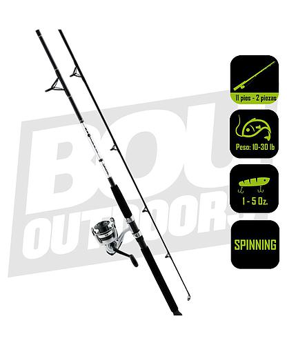 CAÑA PESCA C/CARRETE SPINNING DAIWA SW DWB50-B/F1102M