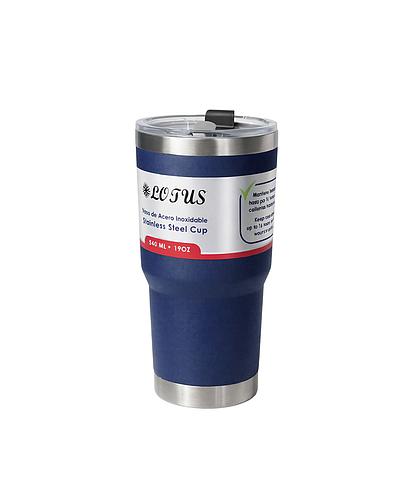 VASO TERMICO METAL AZUL NAVY SV-TH-595