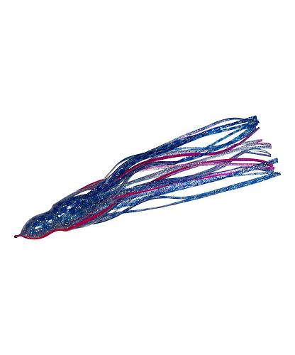 FATHOM OC30-10 TROLLING SKIRT 1 X 9 OCTOPUS MACKERAL BLUE DOTS WITH PINK VEINS
